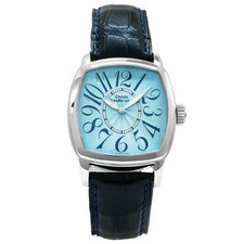 JeanRichard Watch TV Screen Automatic 24006 Blue Dial - Inventory 8142