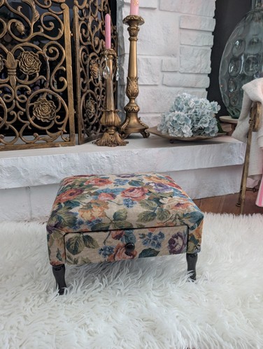 Vintage floral foot - vintage,