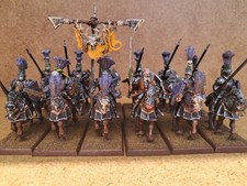 GamesWorkshop Old World Empire Knights Of Morr with Priest Of Ulric Conversion.
