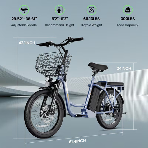 Electric scooter with - with, built-in