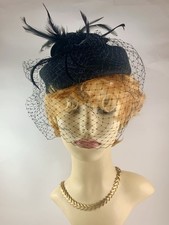 Major Black 100% Wool Pill Box