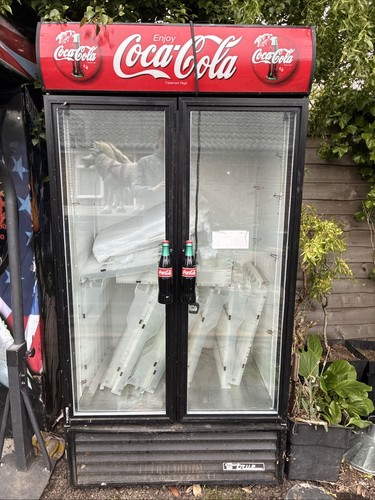 Coca cola double door drinks - door,