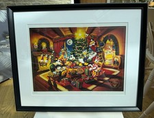 DISNEY STORE LIMITED EDITION LITHOGRAPH FRAMED PRINT