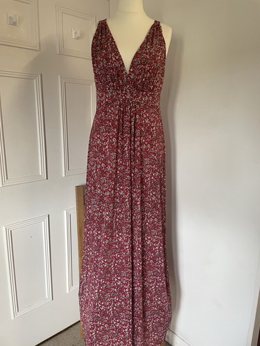 Izabel london deep red maxi - london,