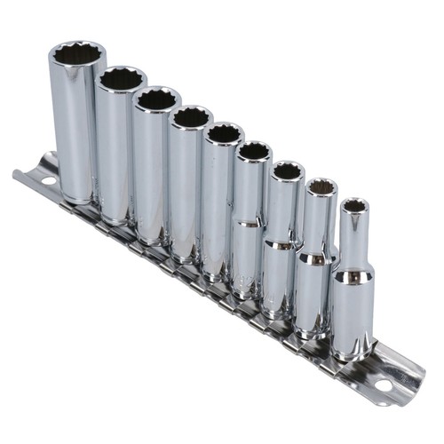 Deep sockets drive - sockets, 1/4"