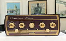 LEAK Varislope  Stereo vintage valve pre amplifier fully serviced + cables
