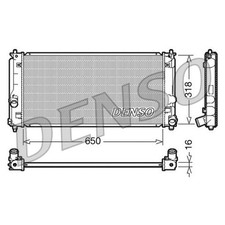 Denso Engine Radiator fits