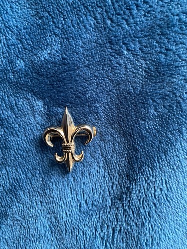 Vintage gold tone fleur lis - gold, fleur-de-lis