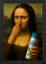 Mona Lisa Funny Bathroom