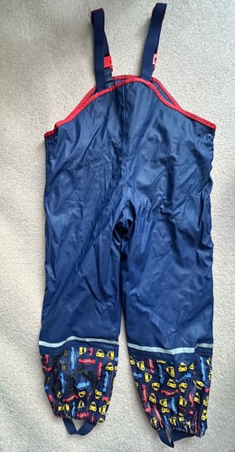 Navy waterproof dungaree - waterproof,