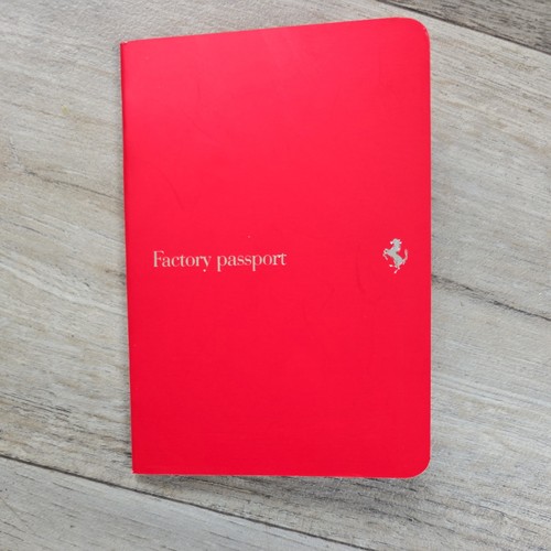 Ferrari factory passport