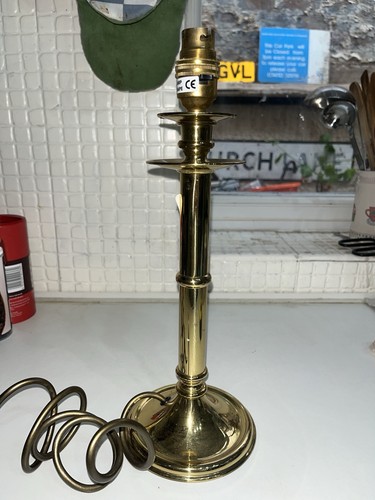 Vintage brass candlestick - brass,