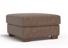 Marks & Spencer luxury Italian leather footstool