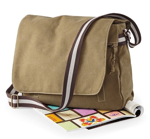 Mens canvas shoulder - shoulder, bag