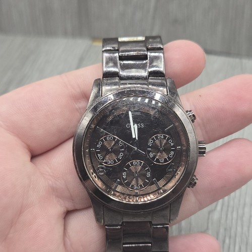 Guess watch brown dial - guess,