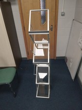 Portable / Folding Zig Zag Exhibition Brochure Stand A4 Portrait Collapsable