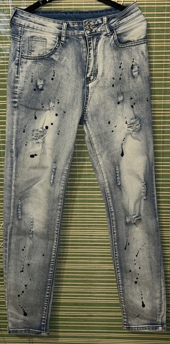 Romwe stretchy skinny ripped - romwe,
