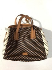 Fossil Brown/Black/White Handbag-Good Condition (B6)