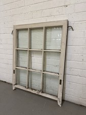 Reclaimed Old Georgian 9 Panel Wooden Window 680 x 867mm