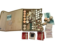 vintage AVON sales lady sample box tester 3.5ML bottles CHIC NURTURA lipsticks