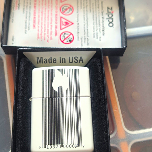 Zippo made usa barcode - made,