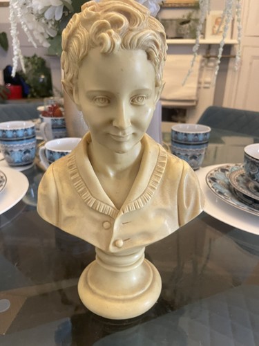 Vintage figurine alabaster - vintage,