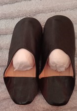 Moroccan Berber Handmade Leather Babush Slippers..
