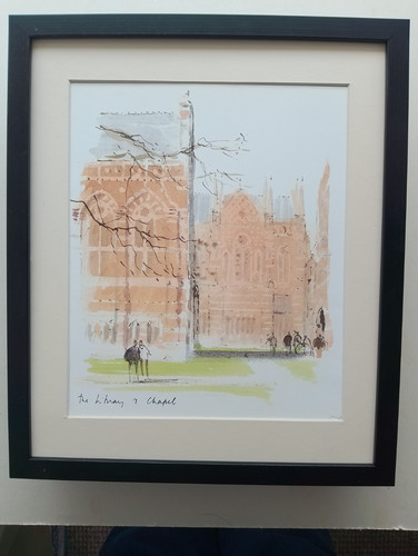 Hugh casson print - hugh, 'keble