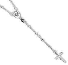 Rosary beads necklace - beads, 23"