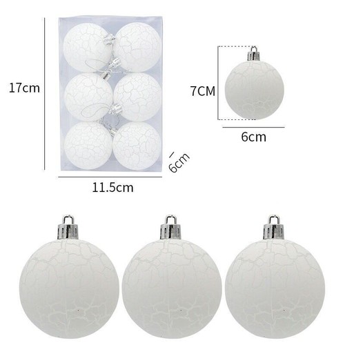 Christmas tree balls - 6x,
