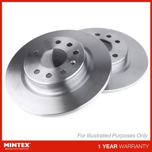 Mintex rear brake discs 289mm - brake,