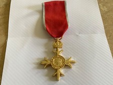 Replica OBE Medal. Civil/Civilian Award/Ribbon. Order of the British Empire