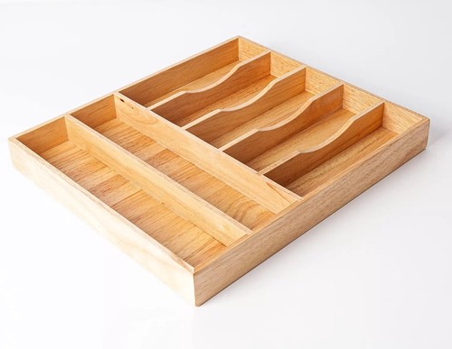 Acacia bamboo wood silverware - acacia,
