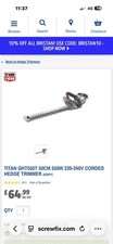 Titan Hedge Trimmer TTB823HDC