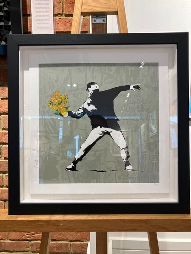 Brainwash banksy flower - brainwash,