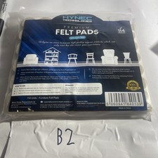 Hynec Premium Felt stick on pads 114Piece Furniture Felt Pads Medium Set 4 Sizes