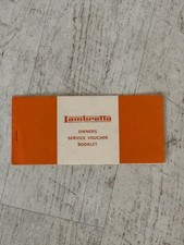 Lambretta owners service - lambretta,