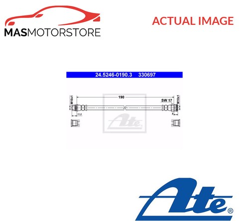 Brake hose line pipe rear - pipe,
