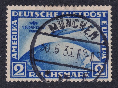 Germany 1930 zeppelin - zeppelin, 2m