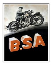 Vintage Motorcycle Poster Wall
