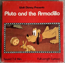 Super 8mm -Disney cartoon Pluto And The Armadillo 200ft Colour SOUND