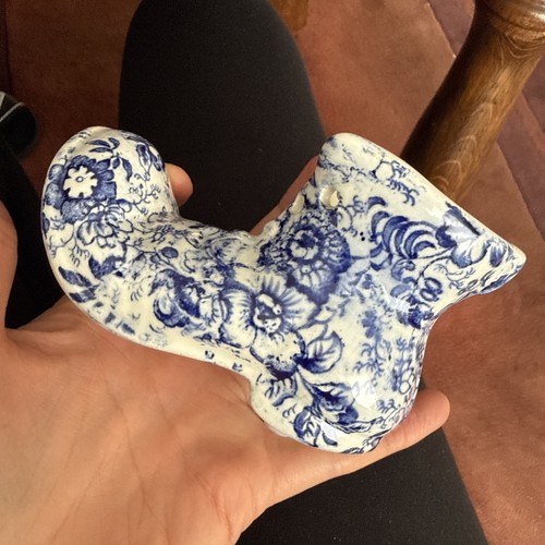Blue and white - and,