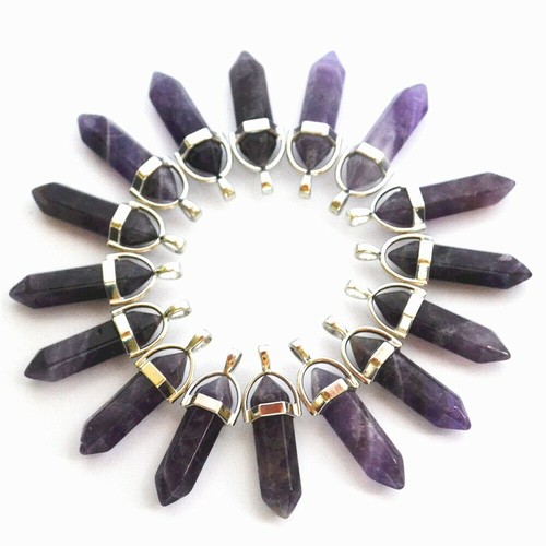Crystal pendant necklace - crystal,