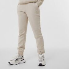 Jack Wills Astbury Pheasant Logo Joggers Sweatpants Fleece Bottoms Stone Size 12