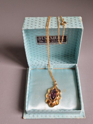 Vintage gold plated pendant - plated, on