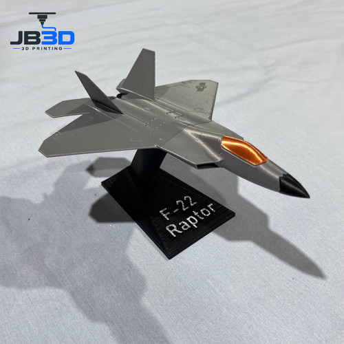 Raptor printed model - f-22,