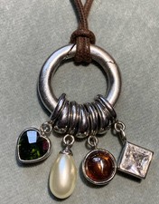 Ti Sento Silver pendant set