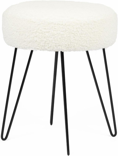 Ohs teddy fleece stool - ohs, hairpin
