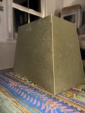 Green rectangular lampshade
