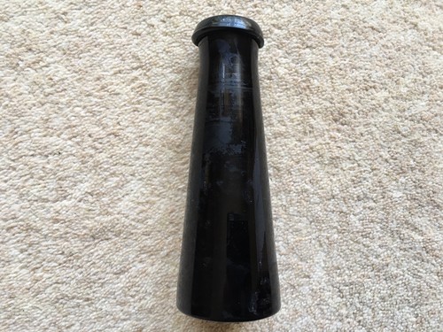 Vintage black glass hand blown - vintage,
